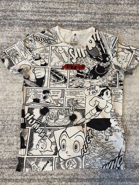 Vintage Astro Boy SouthPole Graphic Tee – Size M (Authentic, 100% Cotton)